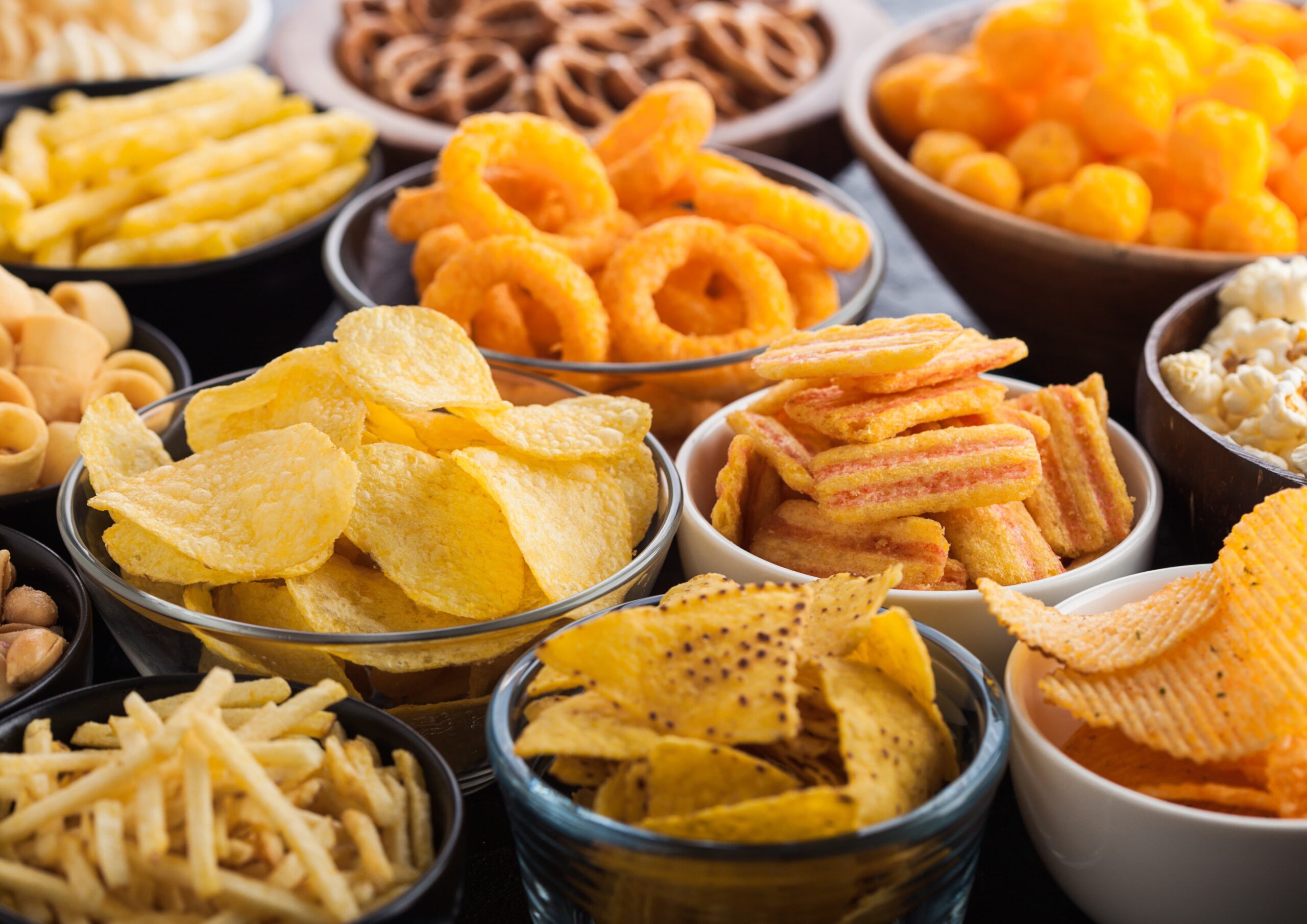 Snacks variados